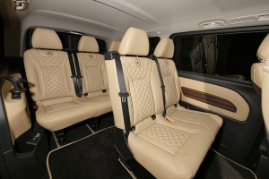 Mercedes Metris - Custom Beige Leather Seating