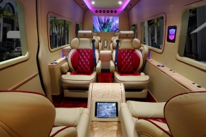 Luxury Custom Mercedes Benz Sprinter Van Captain Seats