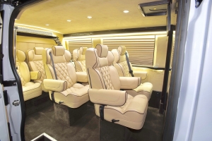 Shuttle Seating - Captain Chairs in Beige